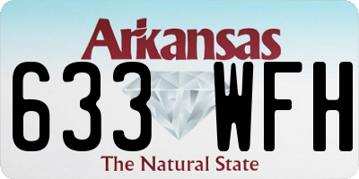 AR license plate 633WFH