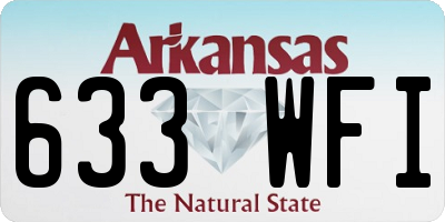 AR license plate 633WFI