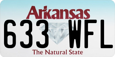 AR license plate 633WFL