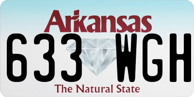 AR license plate 633WGH
