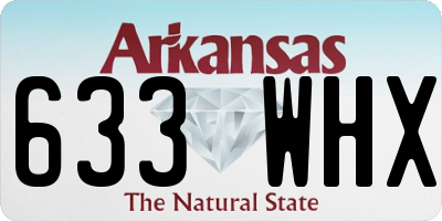 AR license plate 633WHX