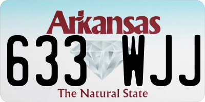 AR license plate 633WJJ
