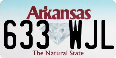 AR license plate 633WJL