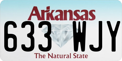 AR license plate 633WJY