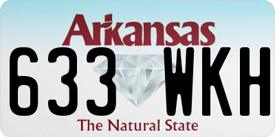 AR license plate 633WKH
