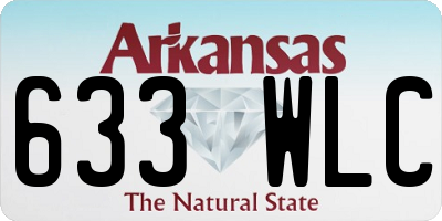 AR license plate 633WLC