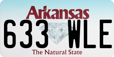 AR license plate 633WLE