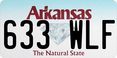 AR license plate 633WLF
