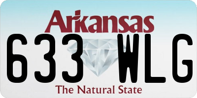 AR license plate 633WLG
