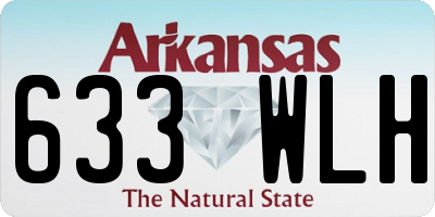 AR license plate 633WLH