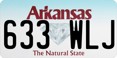 AR license plate 633WLJ