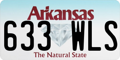 AR license plate 633WLS