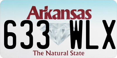 AR license plate 633WLX