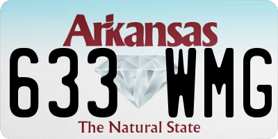 AR license plate 633WMG