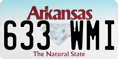 AR license plate 633WMI