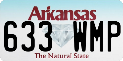 AR license plate 633WMP