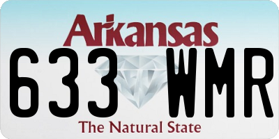 AR license plate 633WMR
