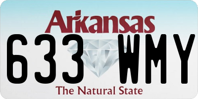 AR license plate 633WMY