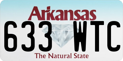 AR license plate 633WTC