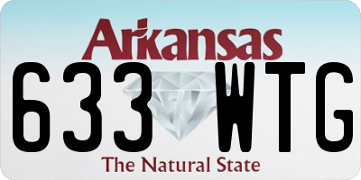 AR license plate 633WTG
