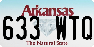 AR license plate 633WTQ