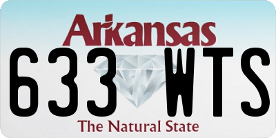 AR license plate 633WTS