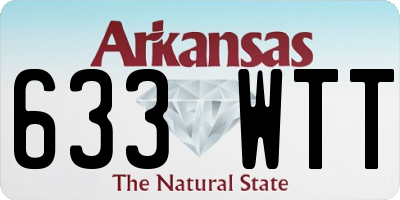 AR license plate 633WTT