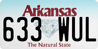 AR license plate 633WUL