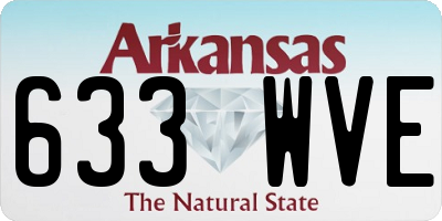 AR license plate 633WVE