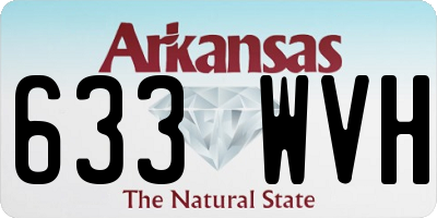AR license plate 633WVH