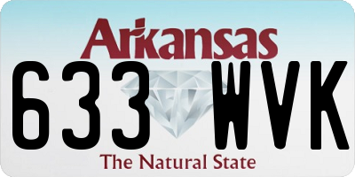AR license plate 633WVK