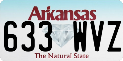 AR license plate 633WVZ