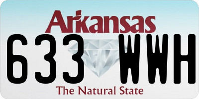 AR license plate 633WWH