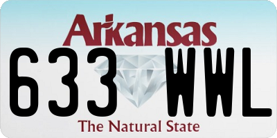 AR license plate 633WWL