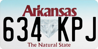 AR license plate 634KPJ