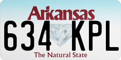 AR license plate 634KPL