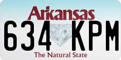 AR license plate 634KPM