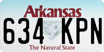 AR license plate 634KPN