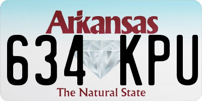 AR license plate 634KPU