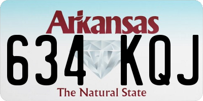 AR license plate 634KQJ