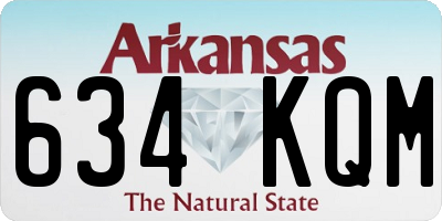 AR license plate 634KQM