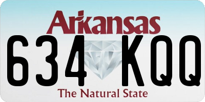 AR license plate 634KQQ