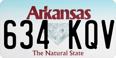 AR license plate 634KQV