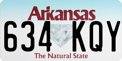 AR license plate 634KQY