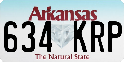 AR license plate 634KRP
