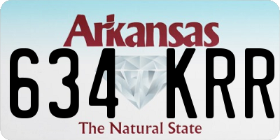 AR license plate 634KRR