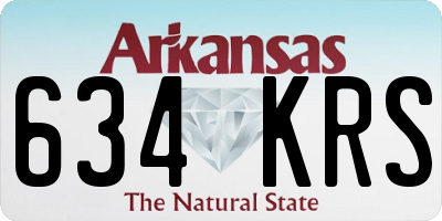 AR license plate 634KRS