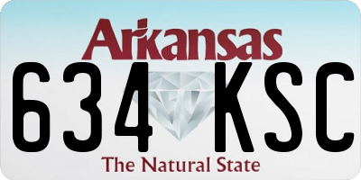 AR license plate 634KSC