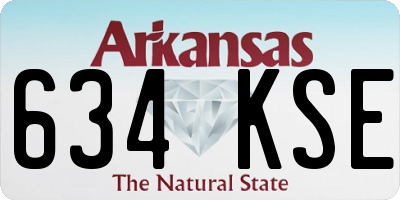AR license plate 634KSE