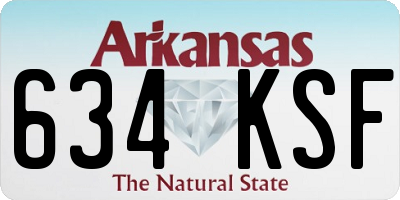 AR license plate 634KSF